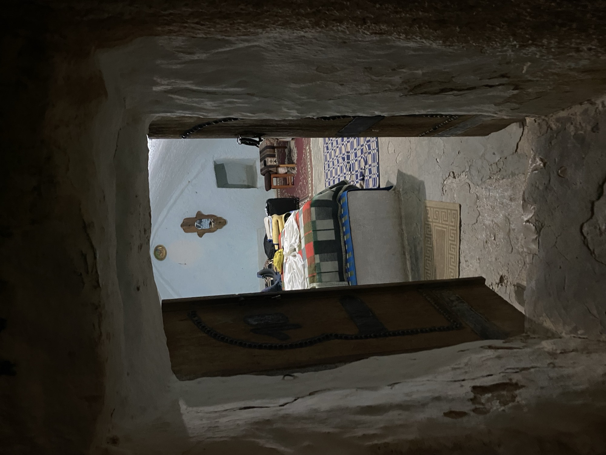 Troglodyte dwelling interior at Old Matmata